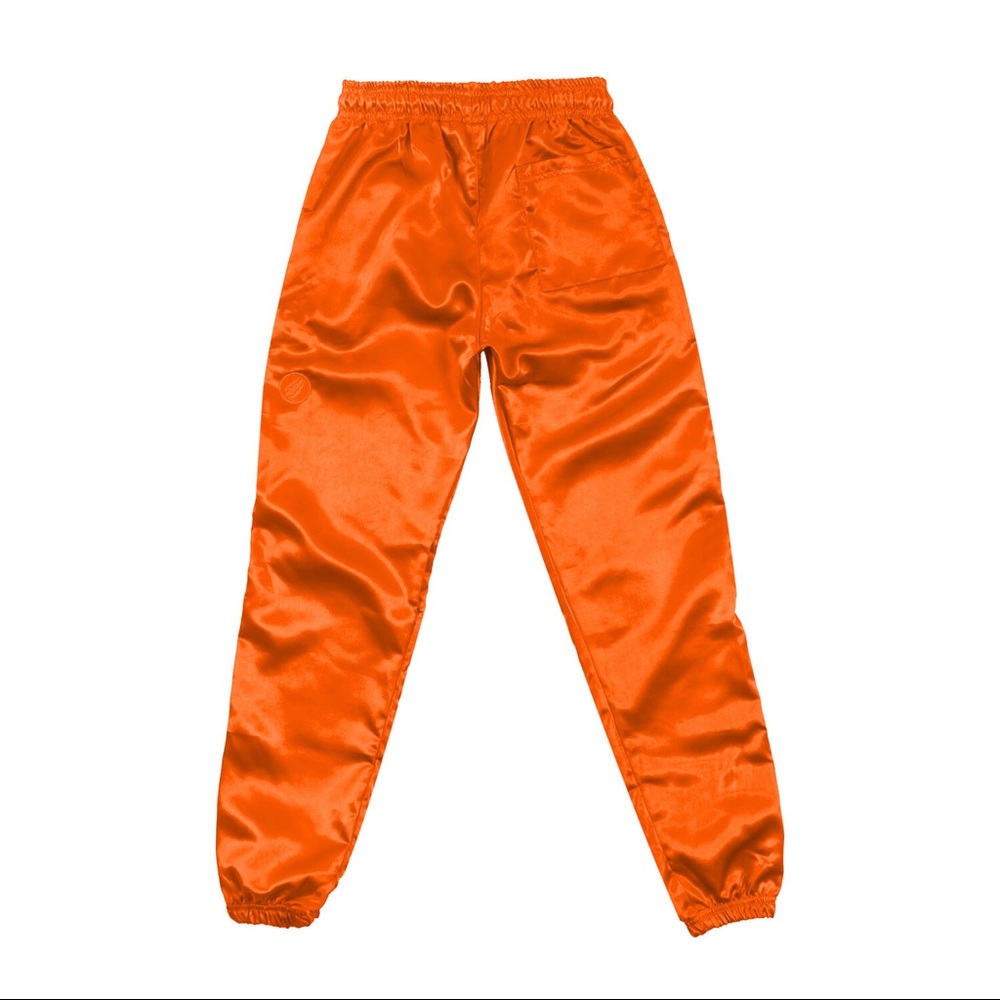 TIER NYC Orange Satin Pants
